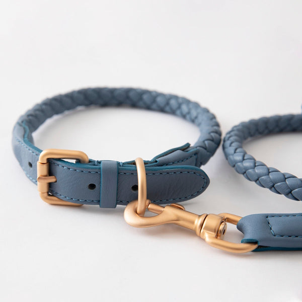 Hundehalsband FERDINANDO Dusty Blue