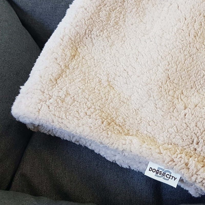 Teddydecke beige