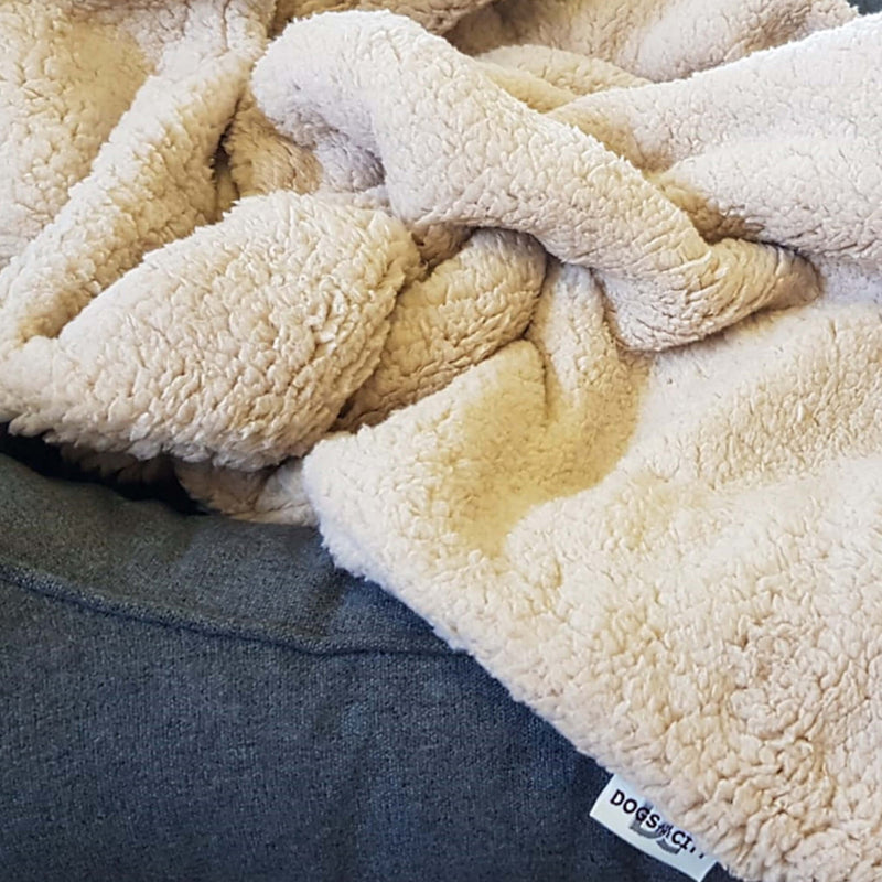 Teddydecke beige