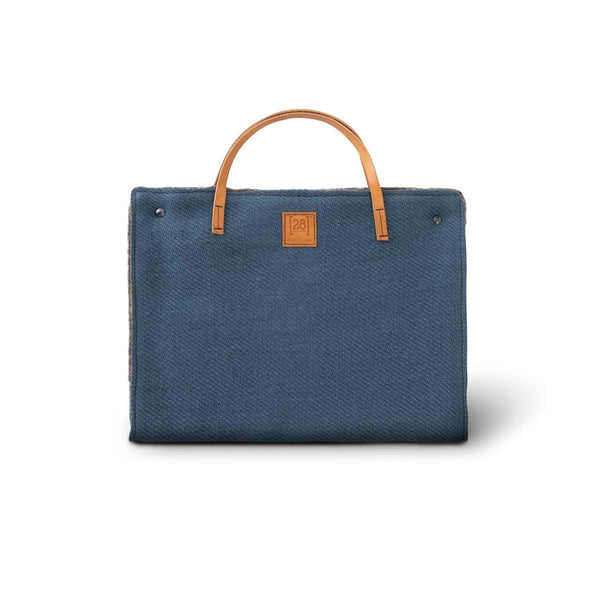 Reisedecke STEVE Jute Blue