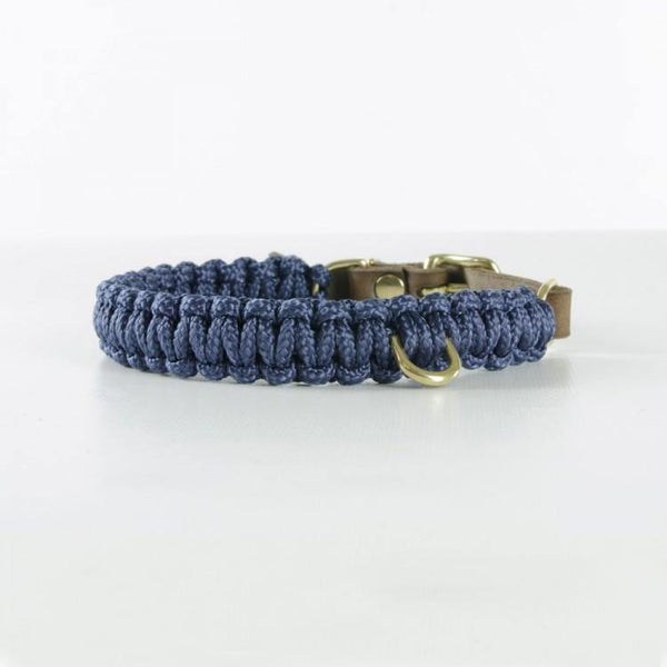 Hundehalsband Navy Touch of Leather